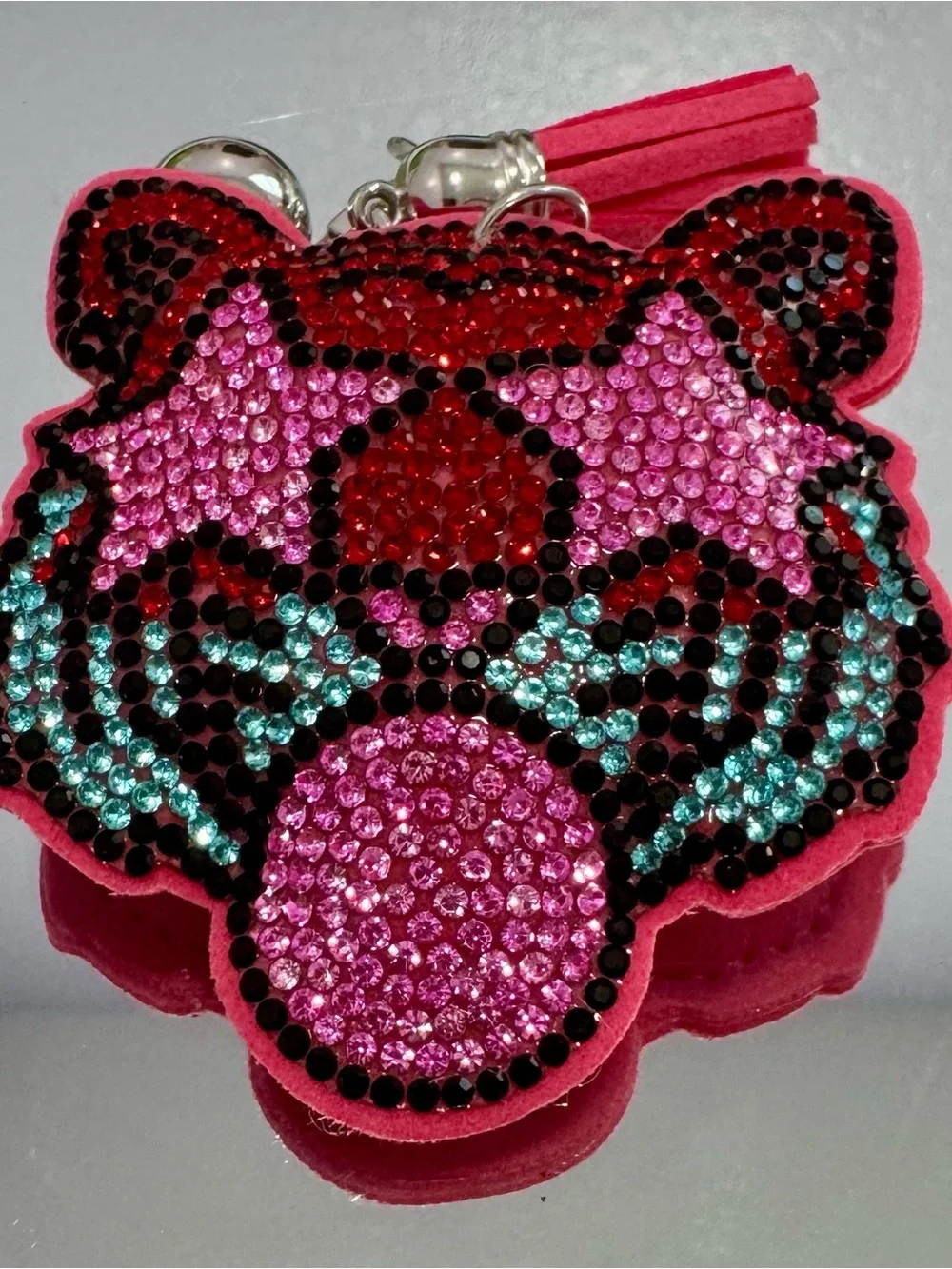 New Pink Dopamine Tiger keychain/Bag Charm